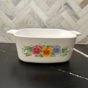 Corning Ware Summer Blush Casserole Dish